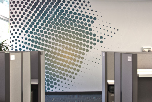 hdwall to transform office interior wall spaces