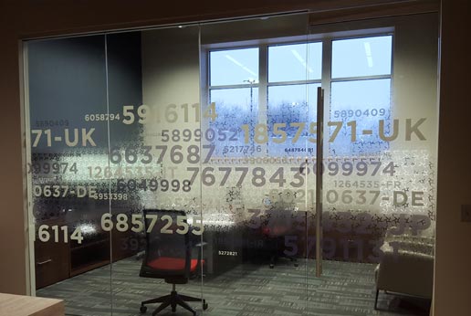 custom printed decorative window film from HDClear